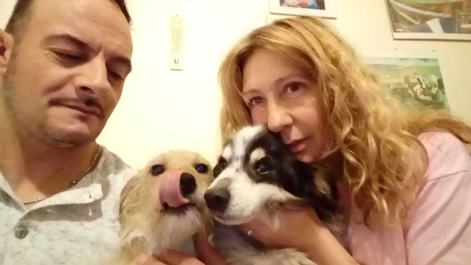 Fotografia del momento dell'adozione