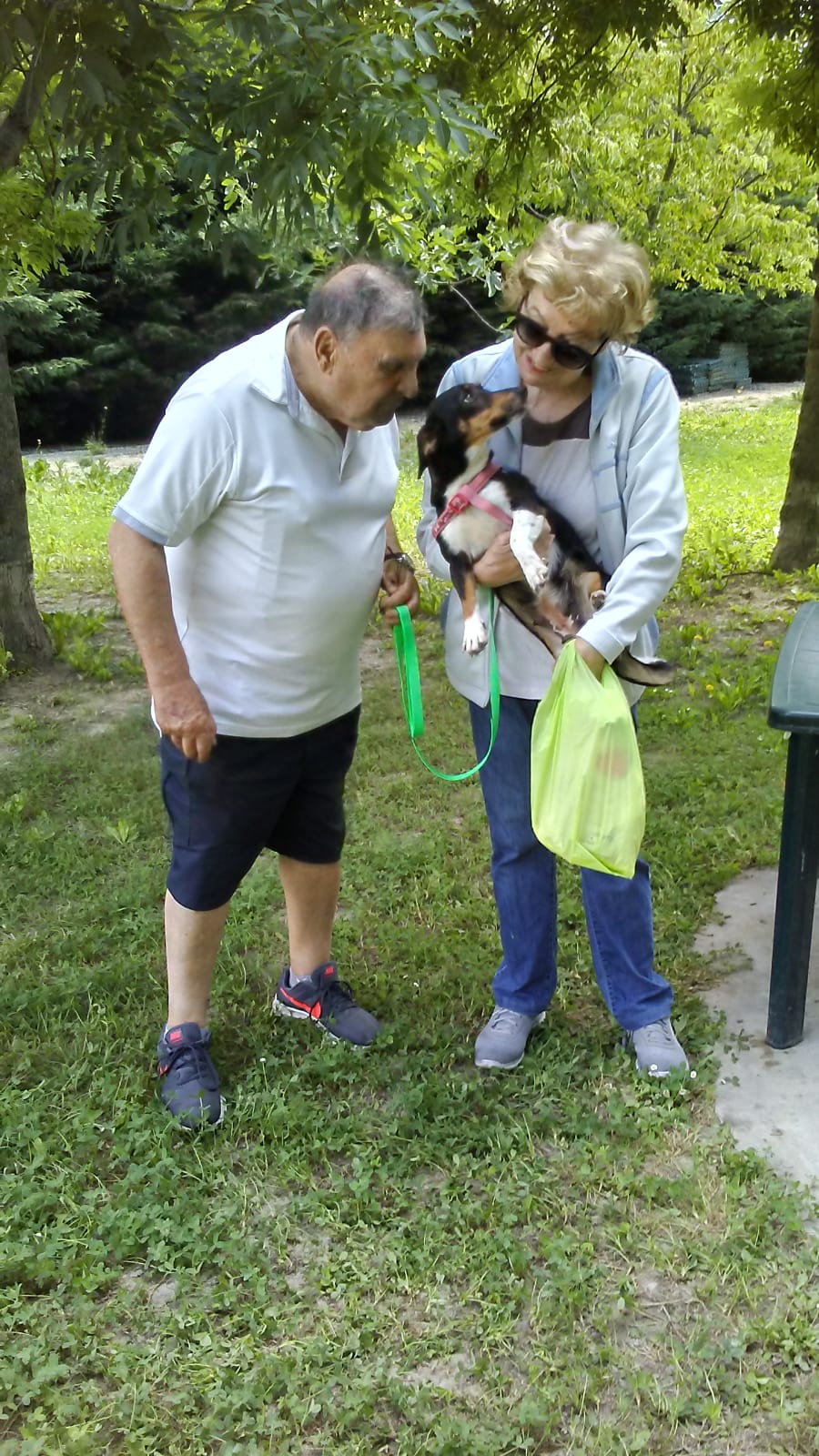 Fotografia del momento dell'adozione