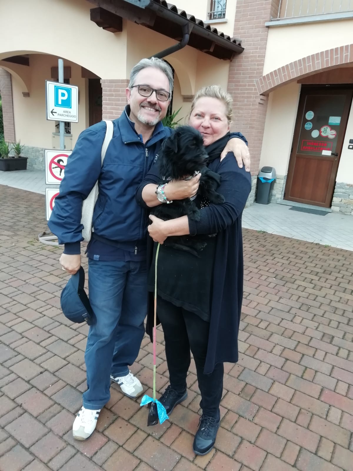 Fotografia del momento dell'adozione