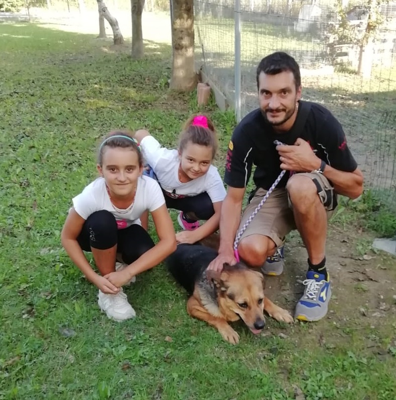 Fotografia del momento dell'adozione