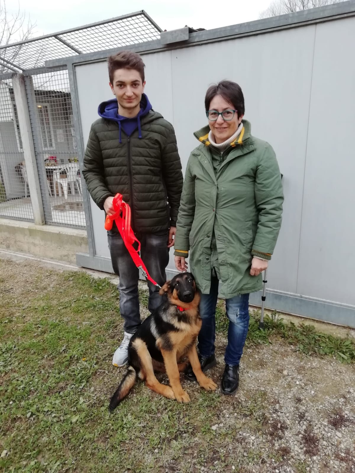 Fotografia del momento dell'adozione