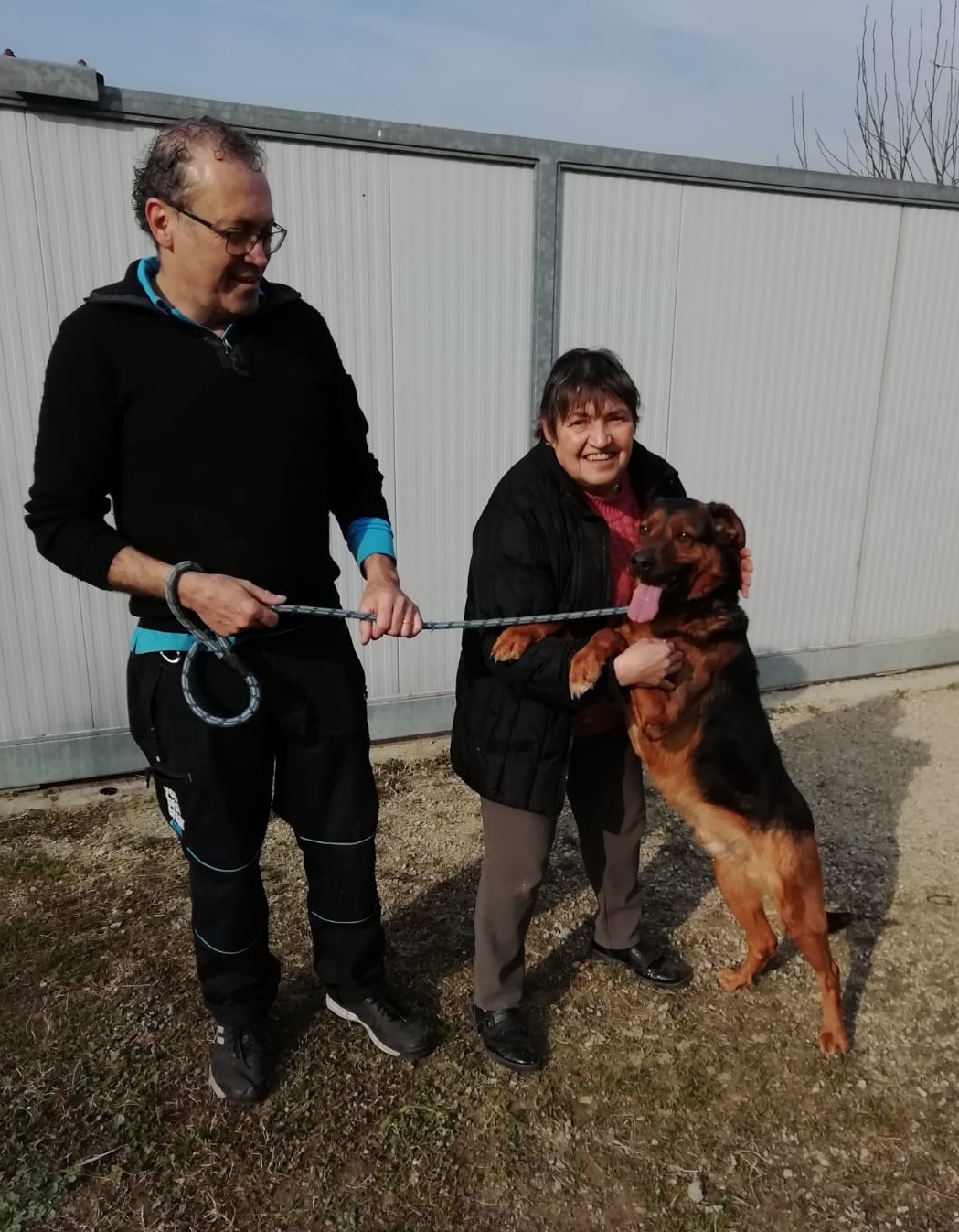 Fotografia del momento dell'adozione