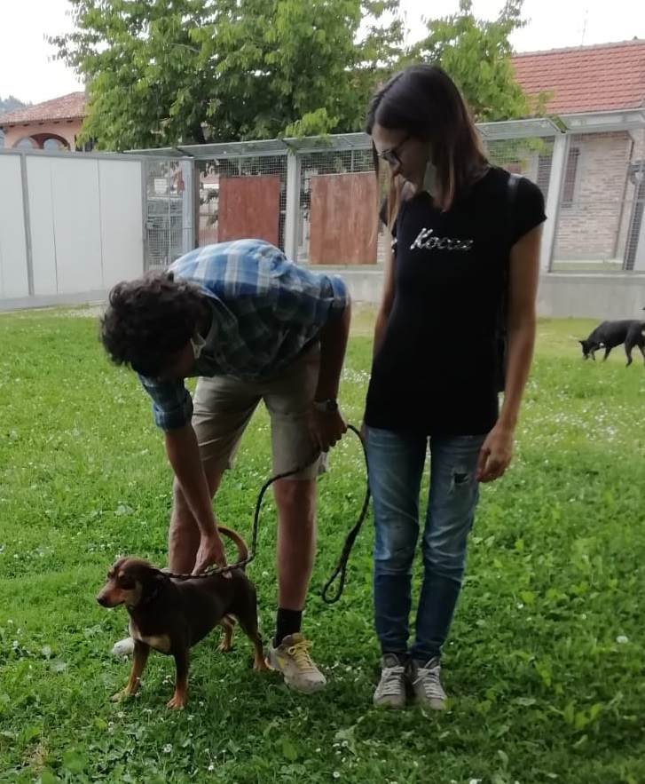 Fotografia del momento dell'adozione