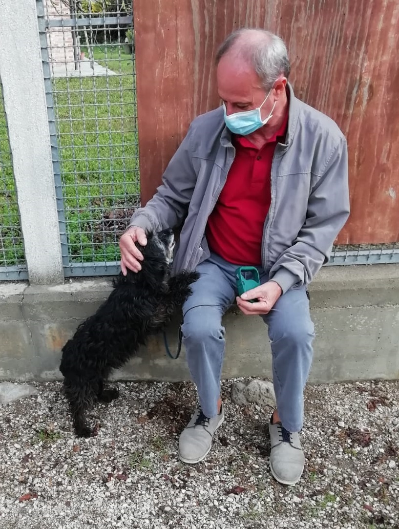 Fotografia del momento dell'adozione
