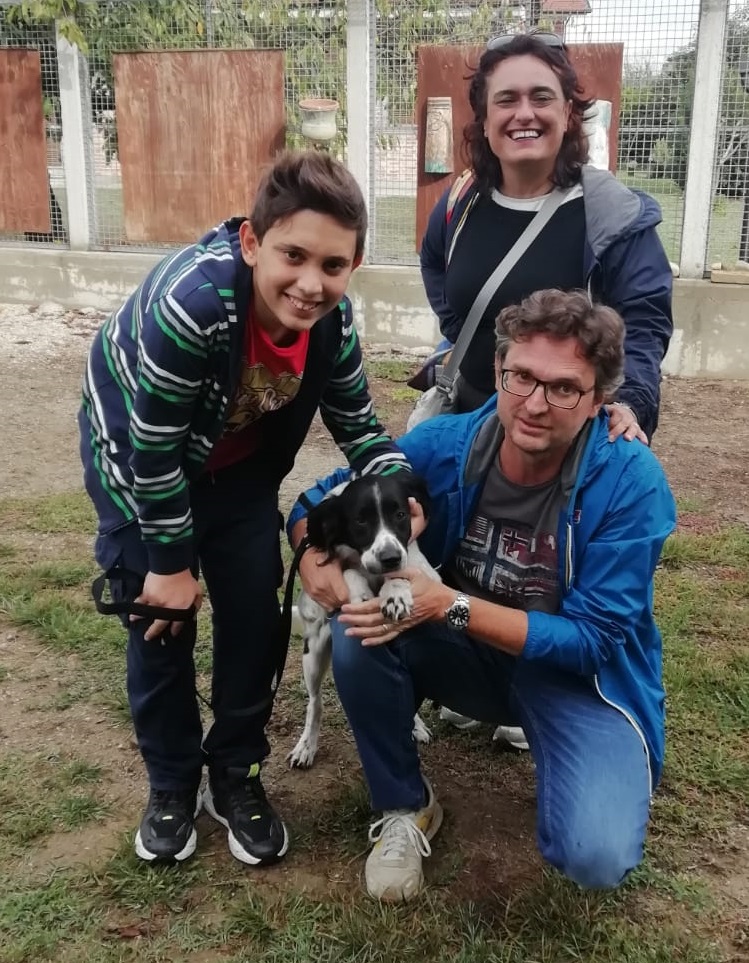 Fotografia del momento dell'adozione