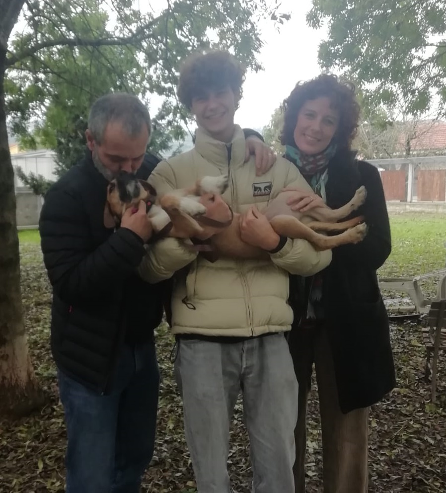 Fotografia del momento dell'adozione